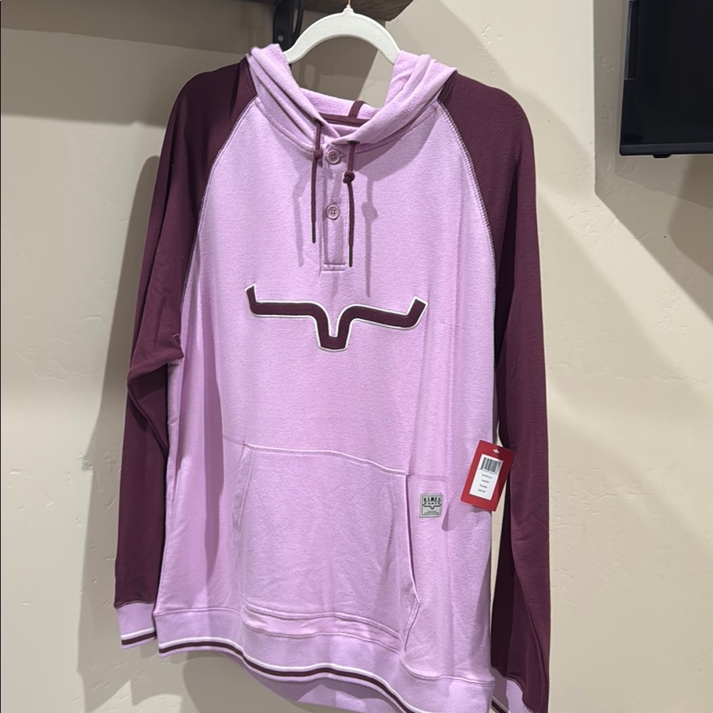Kimes Ranch Pink and Maroon Hoodie